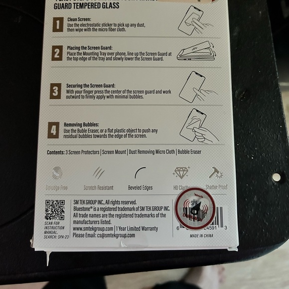 SM Privacy Guard Tempered Glass for iPhone 16 - Picture 2 of 3